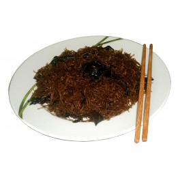Vermicelles sautés aux champignons noirs Vermicelles sautés aux champignons noirs
